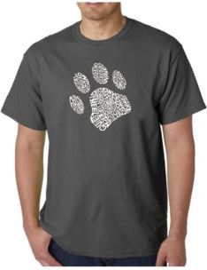 Word Art T-Shirt - Dog Paw