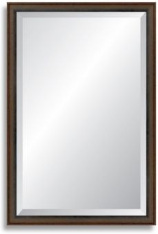 Reveal Robust Foundry Bronze Beveled Wall Mirror