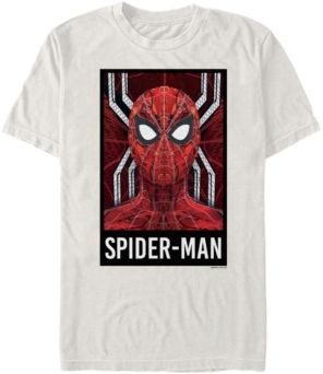 Spider-Man Far From Home Mask Fill Poster, Short Sleeve T-shirt