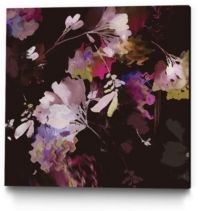 30" x 30" Glitchy Floral Iv Museum Mounted Canvas Print
