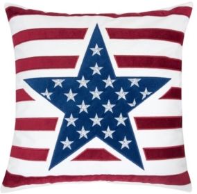 Sienna Independence Day Square Decorative Throw Pillow