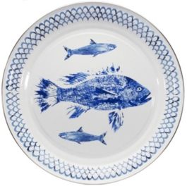 Fish Camp Enamelware Large Tray