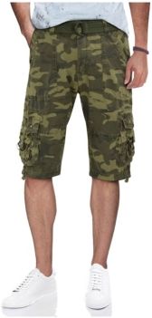 Belted D-Ring Cargo Shorts