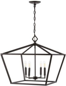 Gatsby 4-Light Adjustable Rustic Glam Led Pendant