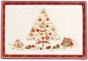 Closeout! Villeroy & Boch Winter Bakery Large Rectangular Cake Plate