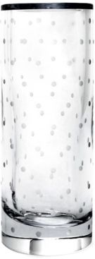 10" Larabee Dot Cylinder Vase