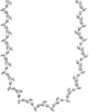 Rhodium-Plated Mixed Metal Vine Necklace, Created for Macy's