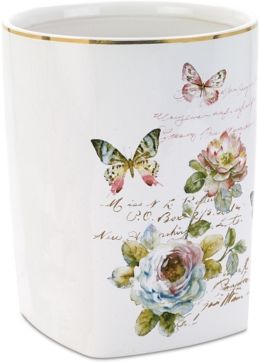 Butterfly Garden Wastebasket Bedding