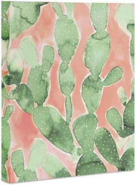 Jacqueline Maldonado Paddle Cactus Art Canvas 8x10"