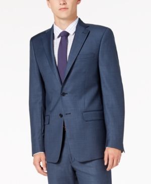 Solid Classic-Fit Suit Jackets