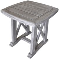 Driftwood Teak Surf Side Outdoor Side Table