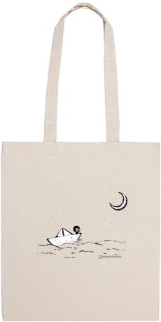 Tote bags, natural color