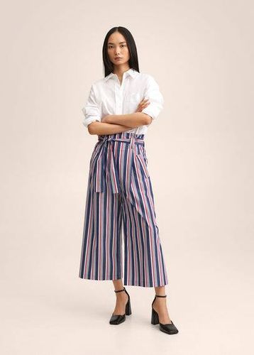 Pantaloni culotte righe