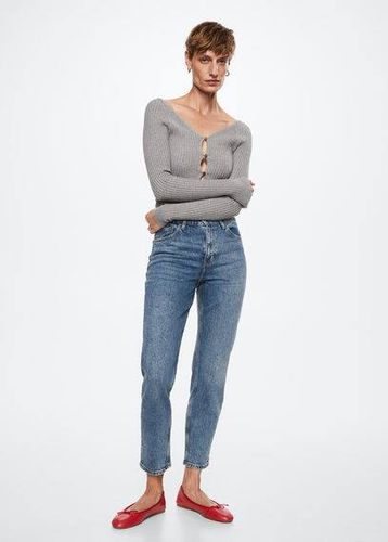 Jeans mom comfort vita alta