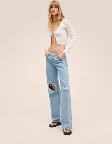 Jeans wideleg vita bassa