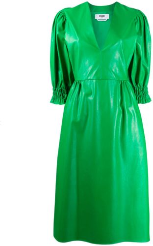 Msgm, Dress Verde, Donna, Taglia: XS