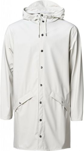 Rains, Long Jacket Bianco, Donna, Taglia: L/Xl