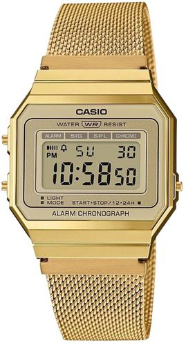 Casio, Watch A700Wemg-9A Giallo, unisex, Taglia: ONE Size