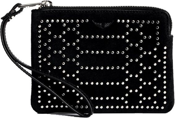 Zadig & Voltaire, Mini Uma Scale Studs Nero, Donna, Taglia: Taglia unica