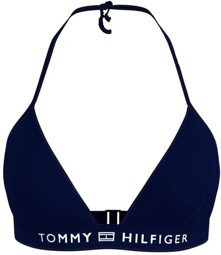 Tommy Hilfiger, Uw0Uw02708 Bikini top Blu, Donna, Taglia: L