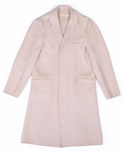 Marni, Widen coat Rosa, Donna, Taglia: M