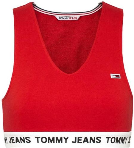 Tommy Jeans, TOP Dw0Dw13830 Rosso, Donna, Taglia: M