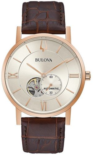 Bulova, Clipper watch Beige, Uomo, Taglia: Taglia unica