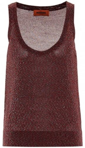 Missoni, Basic TOP Lurex Rosso, Donna, Taglia: 44 IT