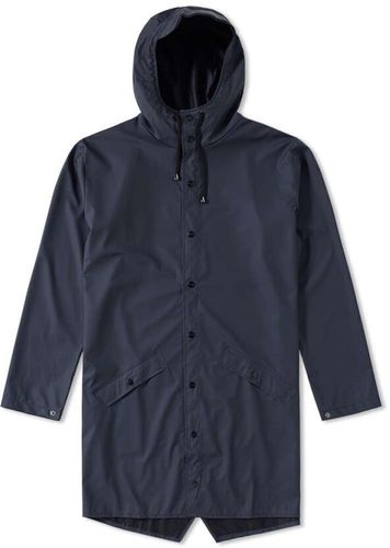 Rains, Giacca lunga Blu, Uomo, Taglia: 2XS/XS,XS/S