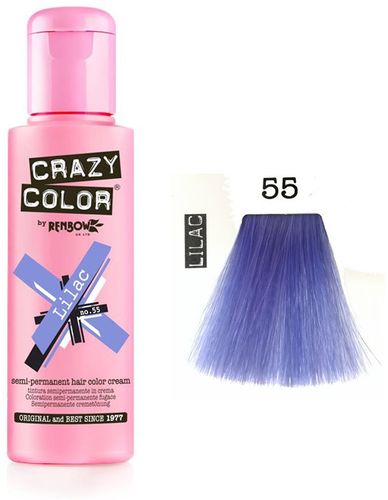 Lilac - 55 Crema colorata semi-permanente per capelli