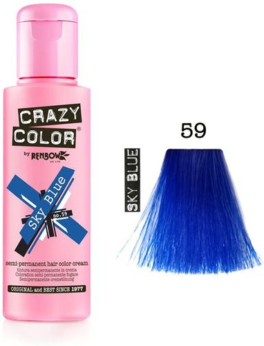 Sky Blue - 59 Crema colorata semi-permanente per capelli