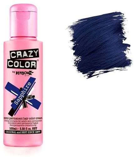 Renbow Crazy Colour Sapphire Crema colorata semi-permanente per capelli