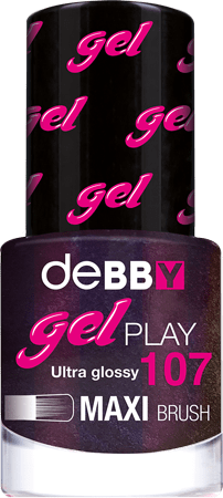 smalto gelPLAY - disponibile in 32 colori - 107 metal violet