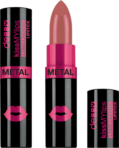 kissMYlips  long lasting METAL lipstick - 15 rose metal