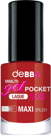 smalto gelPOCKET - disponibile in 28 colori - 103 bright red