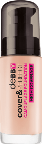 cover&amp;PERFECT CAMOUFLAGE FOUNDATION - Disponibile in 7 colori - 01 nude rose