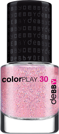 colorPLAY smalto - disponibile in 12 colori - 30 pink glitter