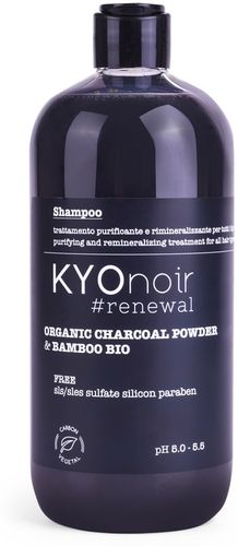 Kyonoir #renewal Organic Charcoal Powder & Bamboo Bio - Shampoo - 500 ml