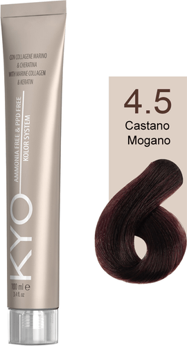 Ammonia Free e PPD Free Tinta Capelli - 4.5 Castano Mogano