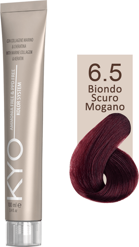 Ammonia Free e PPD Free Tinta Capelli - 6.5 Biondo Scuro Mogano