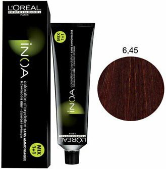 L'Oreal Inoa Tintura - 6.45 Biondo Scuro Rame Mogano