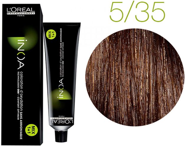 L'Oreal Inoa Tintura - 5.35 Castano Chiaro Dorato Mogano