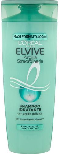 L'Oreal Elvive Shampoo Idratante Argilla - 400 ml