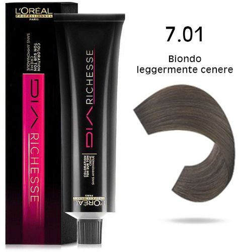 L'Oreal Dia Richesse Tintura - 7.01 Biondo Naturale Cenere