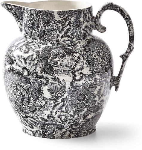 Faded Peony Etruscan Pitcher