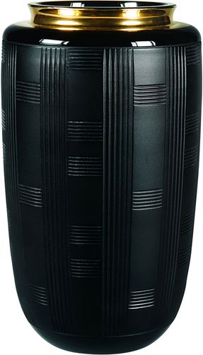 Jet Black Small Vase