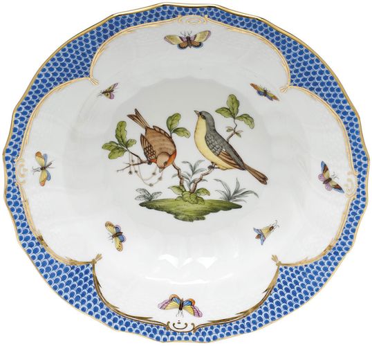 Rothschild Blue Motif 07 Rim Soup Bowl