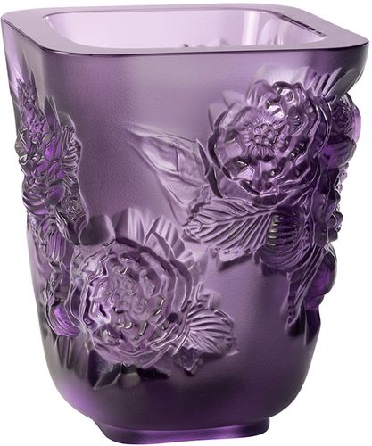Purple Pivoines Small Vase