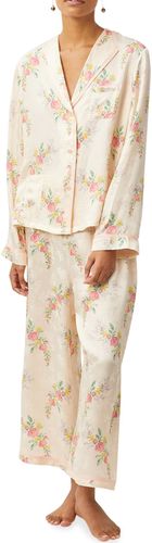 Ines Floral Jacquard Pajama Pants