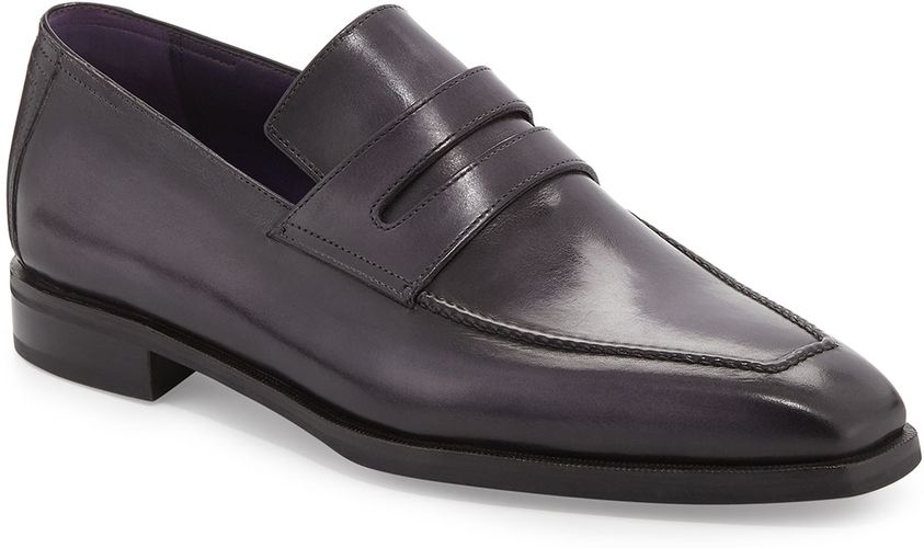 Andy Leather Loafer, Black